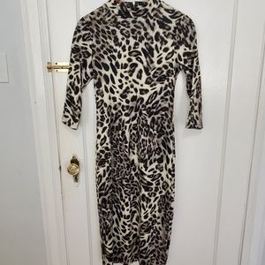 Animal print dress